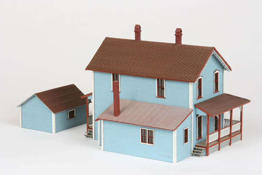 American Model Builders 153 HO Scale Laser Art The Hanley House Kit
