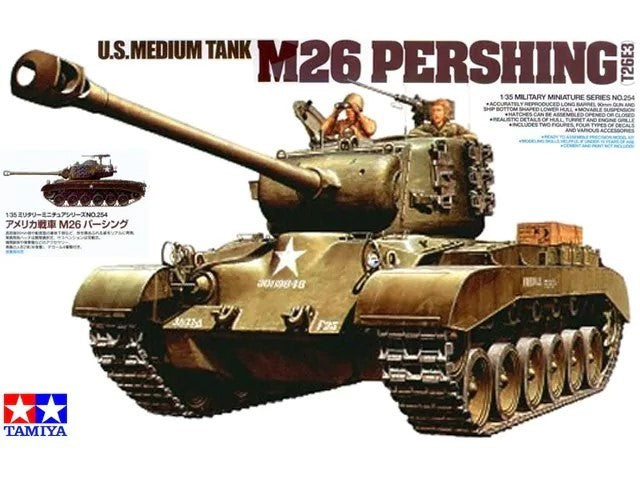 Tamiya 35254 1:35 US M26 Pershing Military Tank Model Kit