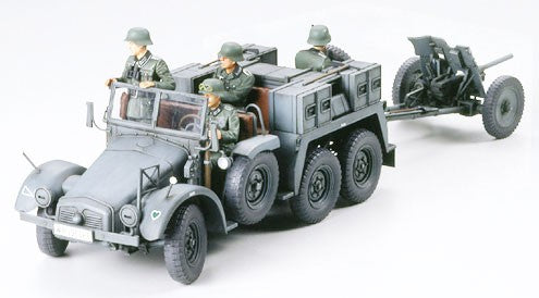 Tamiya 35259 1:35 Krupp Protze 1-Ton (6x4) Kfz69 Tow Truck w/3.7cm Pak Kit