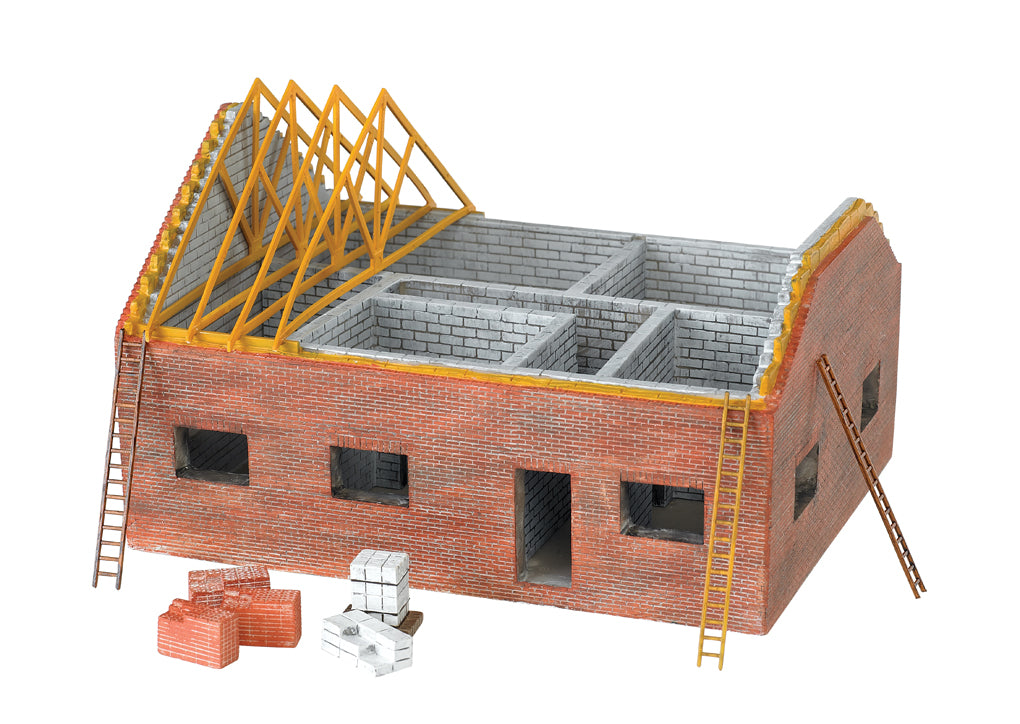 Bachmann 35105 HO Scene Scapes Assembled Residential Building Site
