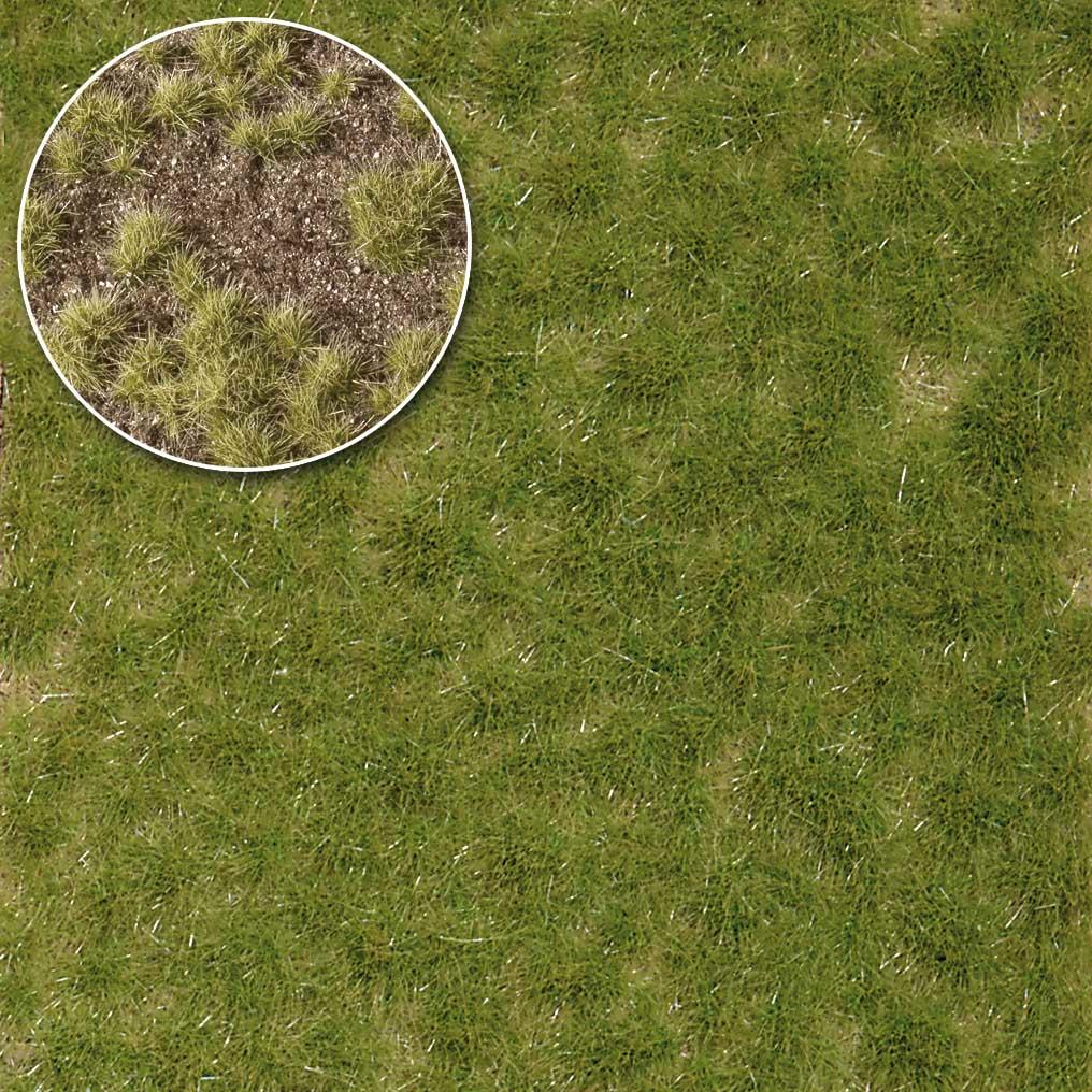 Busch 3531 HO 4mm Short Spring Two Coloured Tufts of Grass