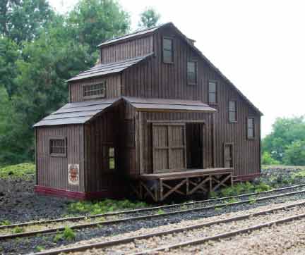 Branchline Trains 686 HO Flour Mill Laser-Art Building Kit