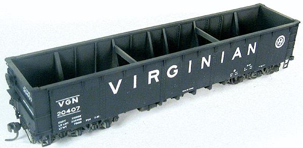 Funaro & Camerlengo 2072 HO Scale Virginian 50' Battleship Gondola 150T W/Decals