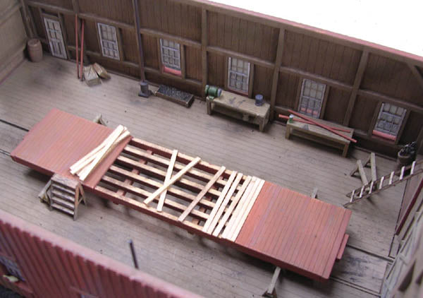 BTS 27486 HO McCabe Lumber Rail Facility Series Kit Car Repair Shop