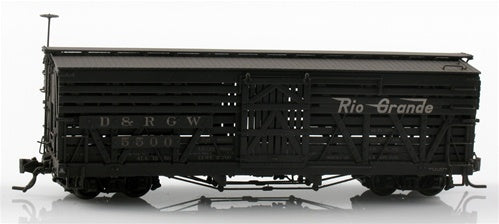 Blackstone Models 340200W HOn3 DRGW 5500-Series 30' Weathered Stock Car #5500