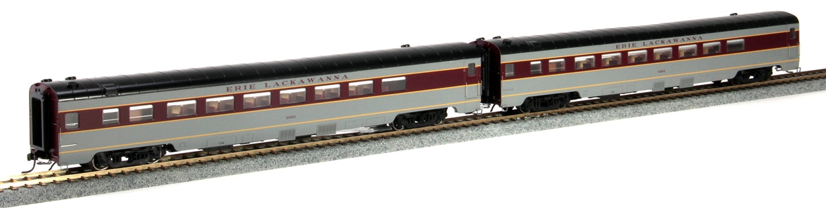MTH 81-60014 HO Erie Lackawanna Parlor Passenger Car Set (Set of 2)