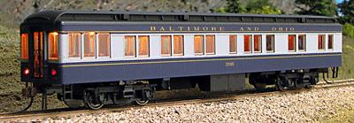 Con-Cor 0001-094409(01) HO Baltimore & Ohio Heavyweight 65' Branchline Solarium