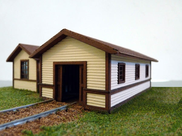 Branchline Trains 656 HO Pennsylvania Tool House/Baggage Building Set Kit #2