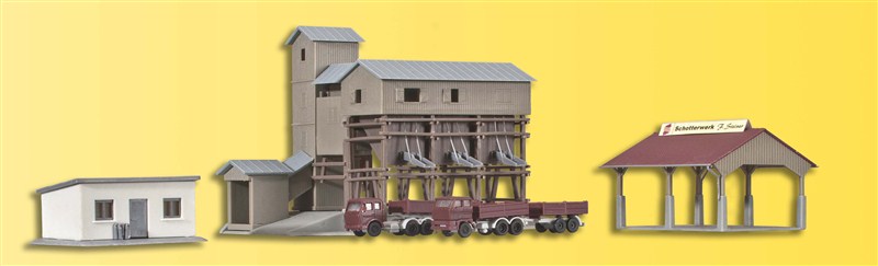Kibri 36603 Z Steiner Gravel Works Building Kit