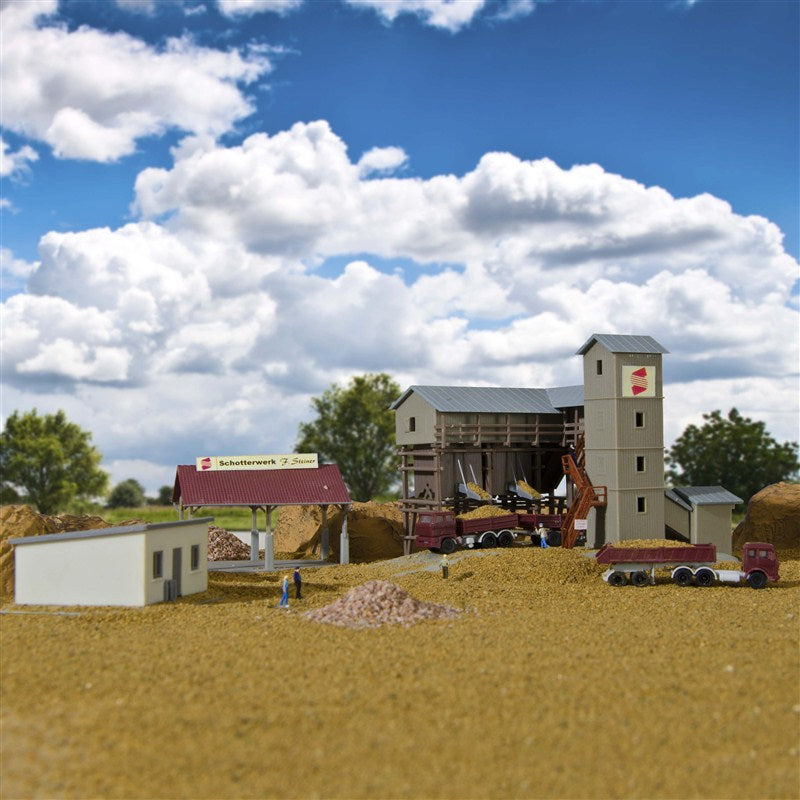 Kibri 36603 Z Steiner Gravel Works Building Kit