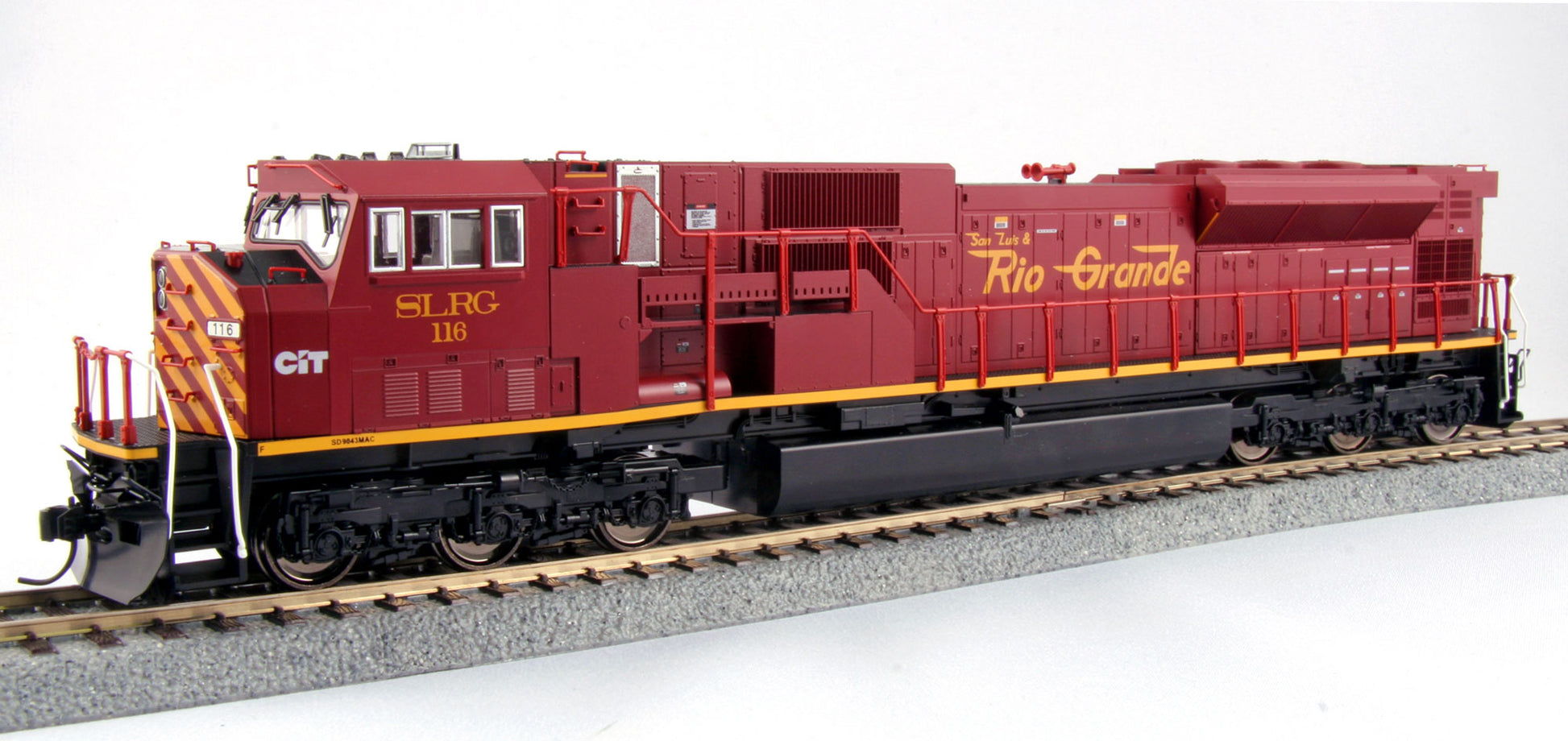 Kato 37-6391 HO San Luis & Rio Grande EMD SD90/43MAC Diesel Locomotive #116