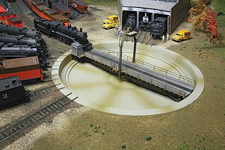 Walthers 933-2849 HO Scale Motorized 90' Turntable With DCC Buil-Ups
