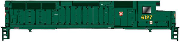 Walthers 920-41055 HO Pennsylvania EMD SD45 w/ TSU Sound/Proto DCCTM #6127