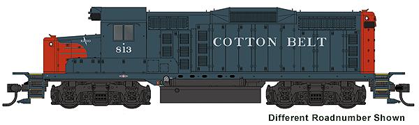 Proto 2000 920-48566 HO Cotton Belt EMD GP20 Low Hood Diesel #815
