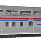 Walthers 920-14312 HO Amtrak 85' Budd Hi-Level 72-Seat Coach Lighted LN