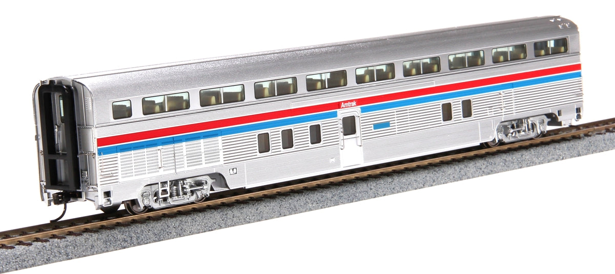 Walthers 920-14312 HO Amtrak 85' Budd Hi-Level 72-Seat Coach Lighted LN