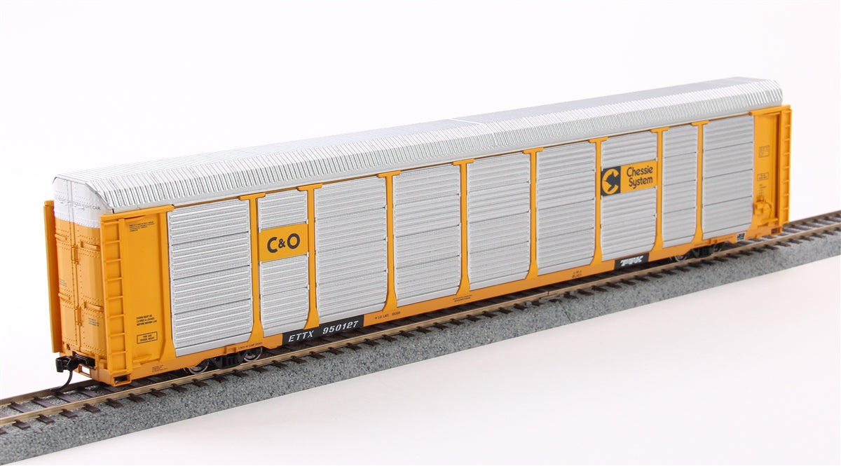 Walthers 920-101402 HO Chesapeake & Ohio 89' Thrall Tri-Level Auto Carrier