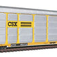 Walthers 920-101406 HO CSX 89' Tri-Level Auto Carrier #851712