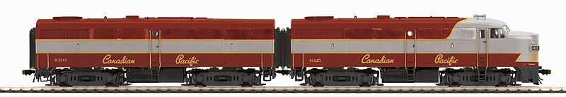 MTH 80-2206-1 HO Canadian Pacific FA-1 A/B Diesel Locomotives #4015/#4410 MT/Box