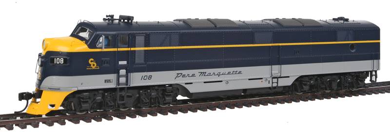 Walthers 920-40998 HO PM EMD E7A Diesel Locomotive w/Tsunami Sound & DCC #108 LN/Box