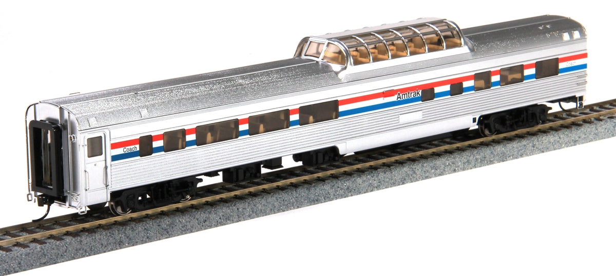 Walthers 920-13029 HO Amtrak 85' Budd Dome Coach - Ready to Run NIB