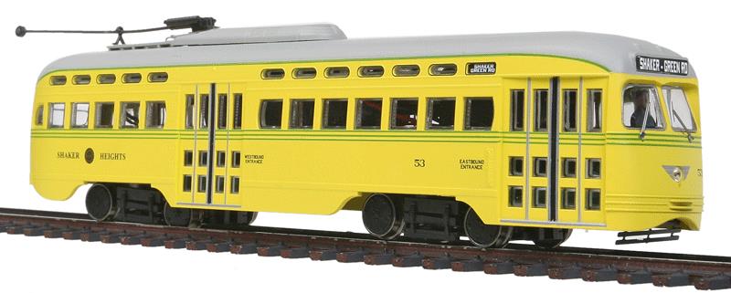 Bowser 12675 HO Shaker Heights PCC Streetcar #53
