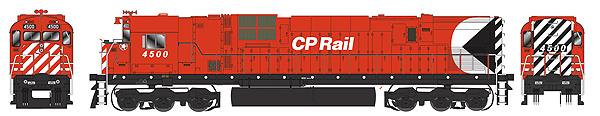 Bowser 23707 HO Scale CP Rail MLW C-630M Diesel Locomotive #4500
