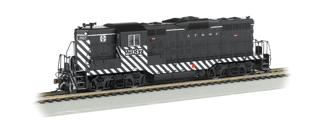 Bachmann 62809 HO Santa Fe GP9 Dynamic Brakes Diesel Locomotive #2937 w/ DCC