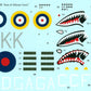 Academy 12235 1:48 P-40C Tomahawk IIb Ace of African Front Military Plane Kit