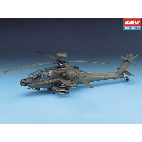 Academy 12268 1:48 AH-64D Apache US Military Aircraft Helicopter Model Kit