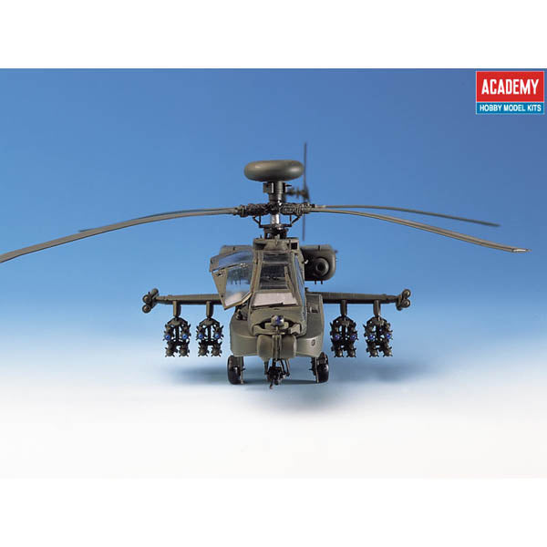 Academy 12268 1:48 AH-64D Apache US Military Aircraft Helicopter Model Kit