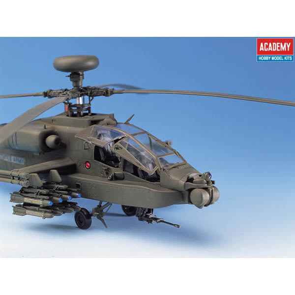 Academy 12268 1:48 AH-64D Apache US Military Aircraft Helicopter Model Kit
