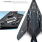 Academy 12475 1:72 F-117A Stealth Fighter w/ Toxic Avenge Military Plane Kit
