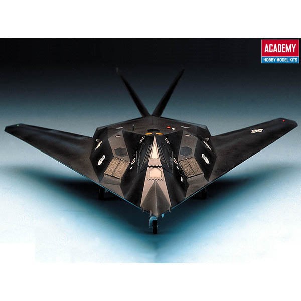 Academy 12475 1:72 F-117A Stealth Fighter w/ Toxic Avenge Military Plane Kit