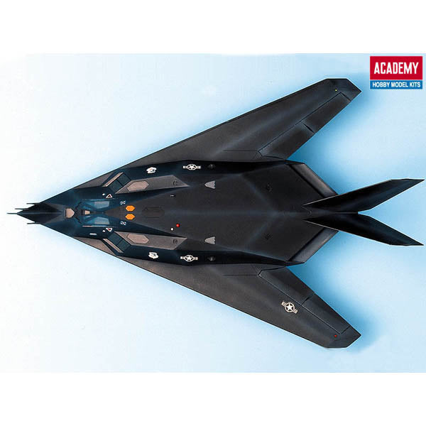 Academy 12475 1:72 F-117A Stealth Fighter w/ Toxic Avenge Military Plane Kit