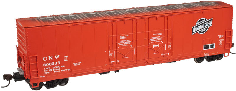 Atlas 20002457 HO Scale CNW 53' Boxcar #600538