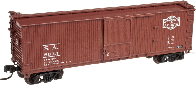 Atlas 50001488 N Scale Savannah & Atlanta Boxcar #8038