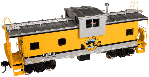 Atlas 3002259 O Scale Rio Grande Extended Vision Caboose - 2 Rail