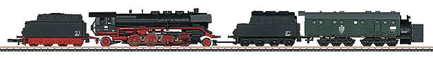 Marklin 81362 Z Era III Rotary Snow Plow Steam Train-Only Set