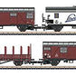 Marklin 86000 Z German Federal Railroad DB Freight Transport Car Set (Set of 4)