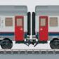 Marklin 42741 HO Belgian State Railways Class I6 Eurofima 2nd Class Compartment