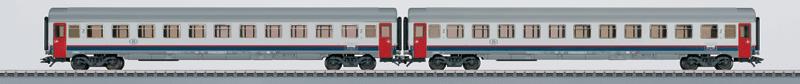 Marklin 42741 HO Belgian State Railways Class I6 Eurofima 2nd Class Compartment