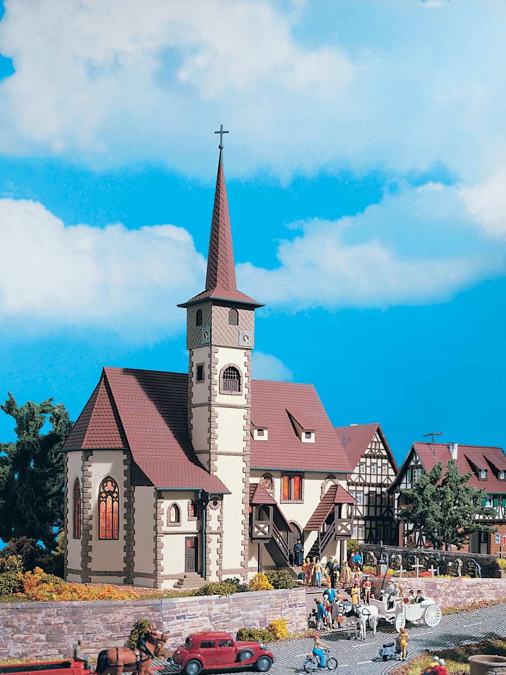 Vollmer 3769 HO Ditzingen Church