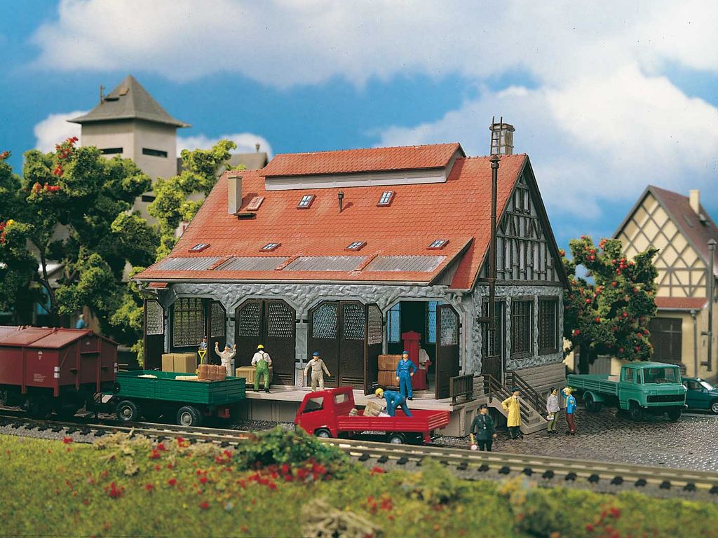 Vollmer 5703 HO Scale Goods Shed Model Building Kit