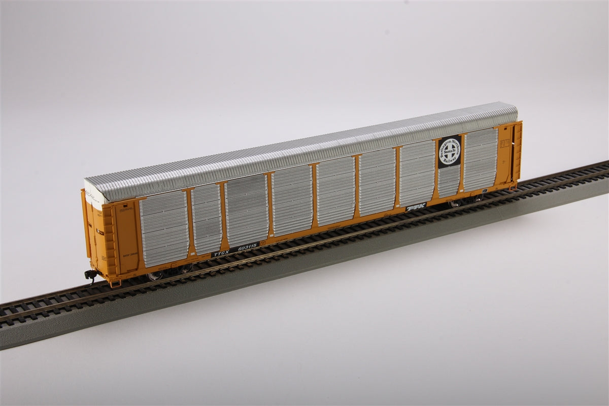 Walthers 920-101301 HO BNSF 89' Thrall Bi-Level Auto Carrier #603115