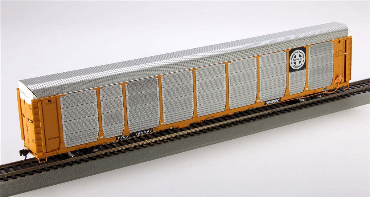 Walthers 920-101302 HO Burlington Northern Santa Fe 89' Thrall Bi-Level Auto Car