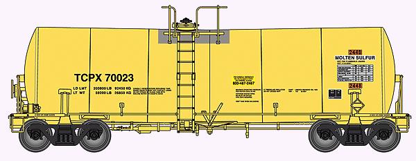 Walthers 920-100021 HO Scale TCPX Trinity 40K Gallon Tank Car #70023