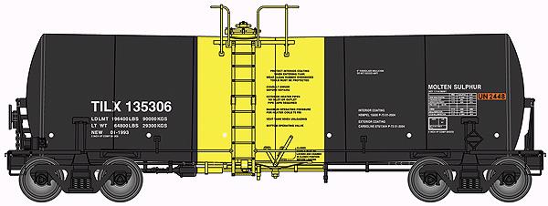 Walthers 920-100023 HO Scale Trinity Industries 14K Gallon Tank Car #135306