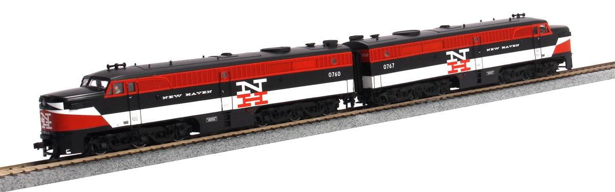 MTH 80-2083-0 HO NH Alco PA A/A Diesel Locomotive Set - DCC Ready (Set of 2)
