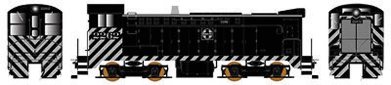 Bowser 23759 HO Santa Fe Baldwin DS4-4-1000 w/ DCC & Sound #2262